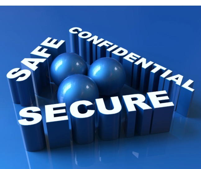 Safe, confidential, secure